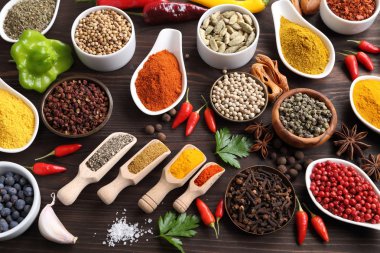 baharatlar ve otlar.