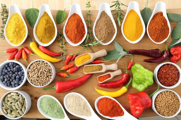 Spices and herbs. — Stock Photo, Image