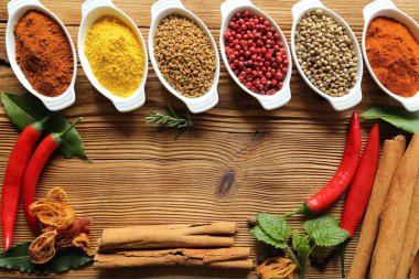 baharatlar ve otlar.