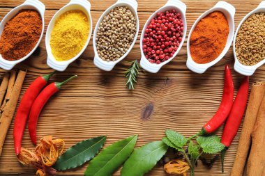 baharatlar ve otlar.