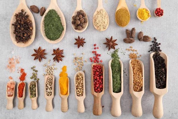 Spices and herbs. — Stock Photo, Image