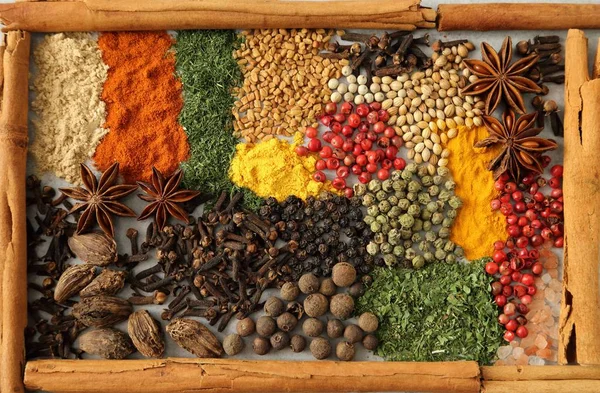 Herbs and spices. — Stock Photo, Image