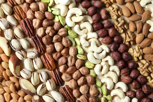 Odrůdy ořechů. — Stock fotografie