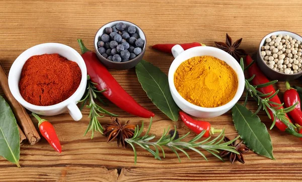 Herbs and spices. — Stock Photo, Image