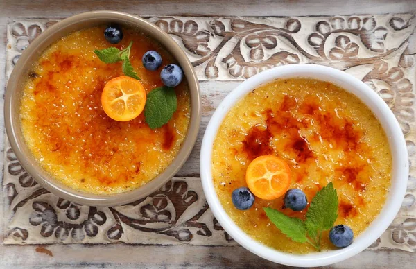 Creme brulee. — Stock Photo, Image