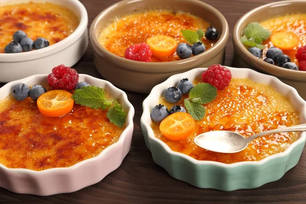 Creme brulee. — Stock Photo, Image