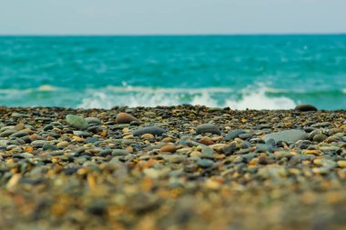 Deniz internet ve çakıl plaj