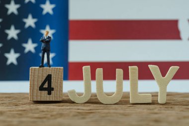 Bağımsızlık günü ABD Instalar Minyatür resim Başkan ile