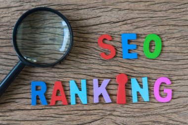 cam büyütme ve renkli harfler sıralama Seo w üzerinde düzenlemek