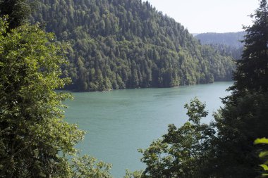 RİTSA Gölü, Abhazya. güzel manzara