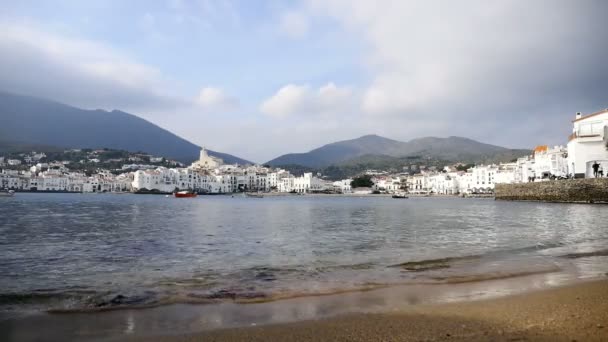 Spanish city of Cadaques — Stock Video
