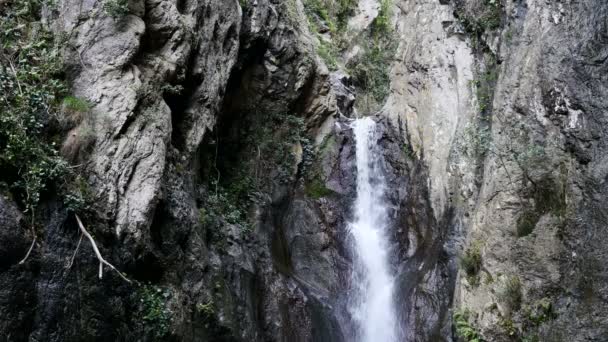 Agua que fluye a través de rocas — Vídeo de stock