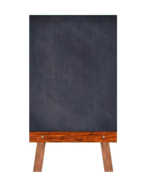 Vertical Chalkboard, Isolated on white background. — Stock Photo, Image