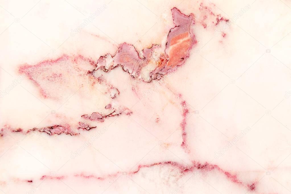 Pink marble patterned texture background, Detailed genuine marble from nature.