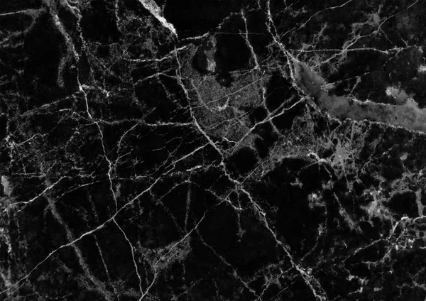 Black marble texture background, Detailed genuine marble from nature. — Stock Photo, Image