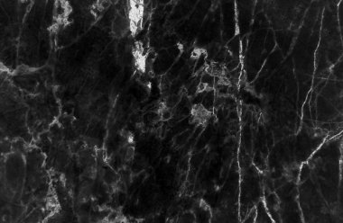 Zıt veining dolu Siyah Mermer doku.
