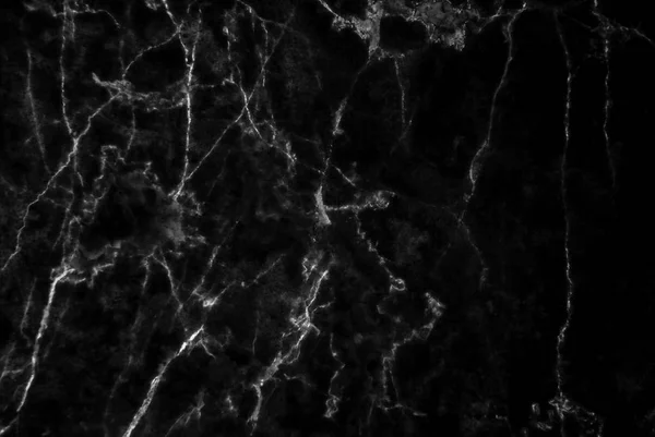 Текстура Черного Мрамора Тонкими Венами — стоковое фото
