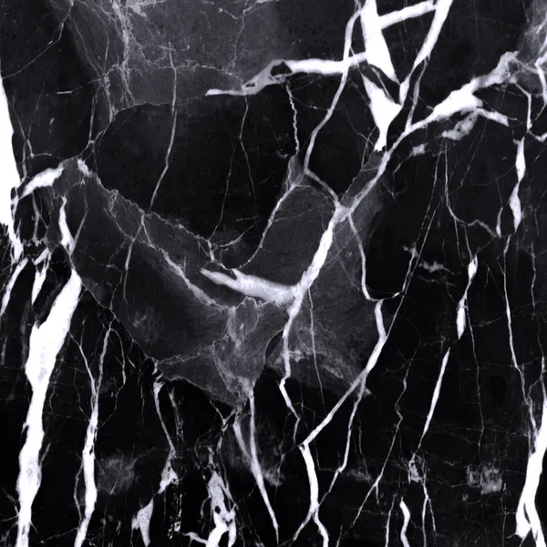 Struttura Marmo Nero Con Venature Delicate Motivo Naturale Sfondo Sfondo — Foto Stock