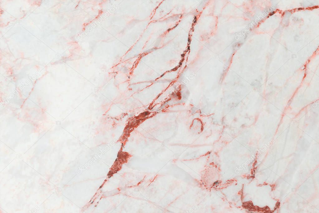 Pink marble texture with lots of bold contrasting veining