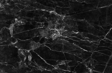 Zıt veining dolu Siyah Mermer doku.