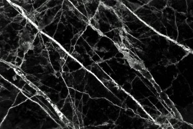 Narin damarlar ile siyah mermer doku, arka plan veya arka plan için doğal desen, Ayrıca mimari levha, seramik zemin ve duvar karoları yüzey etkisi oluşturmak kullanılabilir.