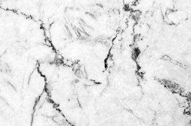 Beyaz mermer doku ile derin veining ile vurdu 