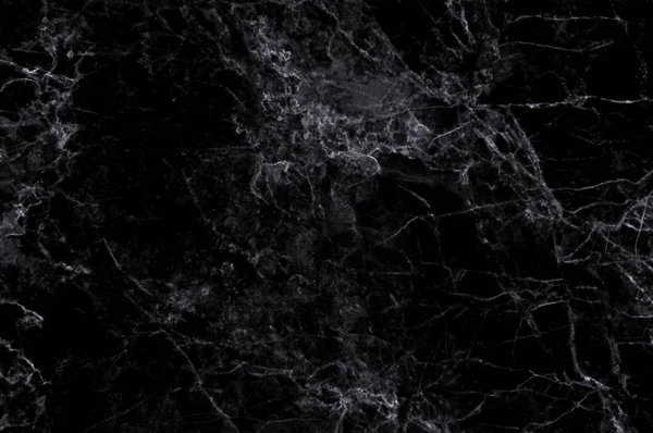 自然なパターン背景や背景でも使用できますを作成する建築スラブ セラミックの床 壁のタイル表面効果微妙な白い脈が突き抜けている黒い大理石のテクスチャ — ストック写真