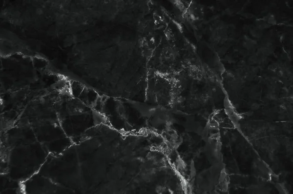 Black Marble Texture Shot Subtle White Veining Natural Pattern Backdrop — Stock Photo, Image