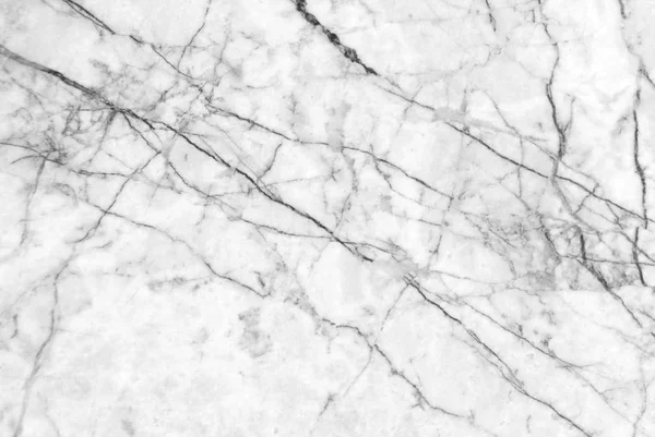 Textura de mármore cinza branco com lotes de veios contrastantes ousados — Fotografia de Stock