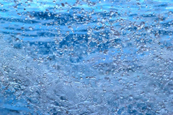 Water splashes and drops — Stock Photo, Image
