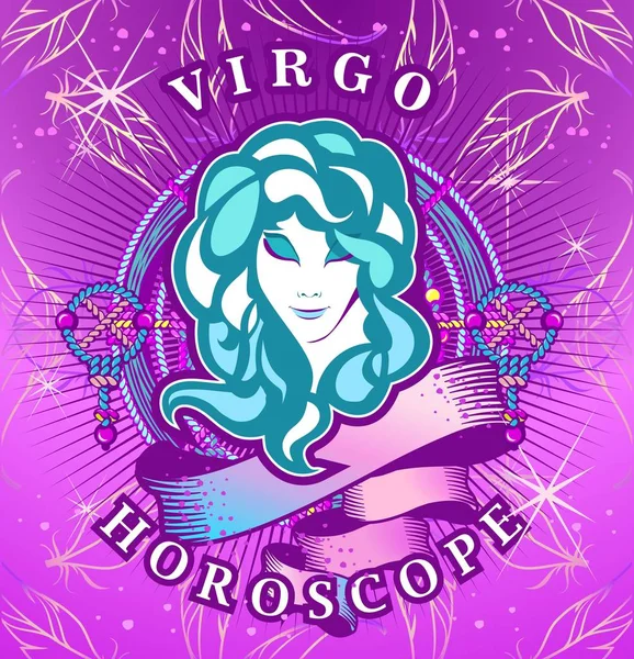 Virgo zodiac sign — Stock Vector