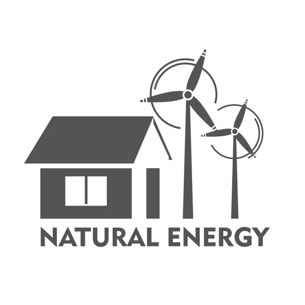 Vettore di energia ecologica — Vettoriale Stock
