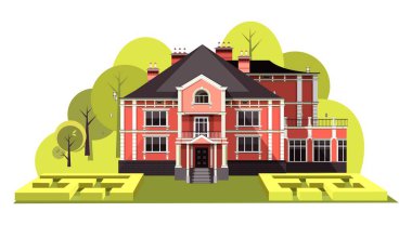 Antik manor vektör