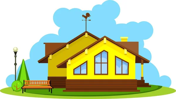 Vacation home vector — Stock Vector