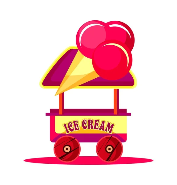 Морозиво кошик — стоковий вектор