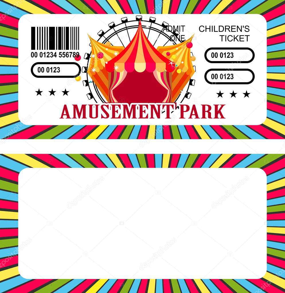 Ticket amusement park