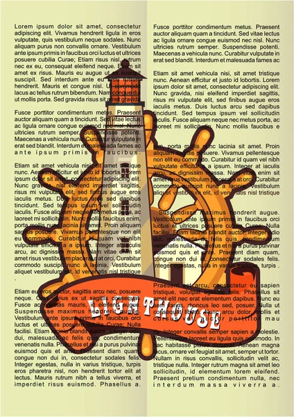 Винтажный плакат морского путешествия — стоковый вектор