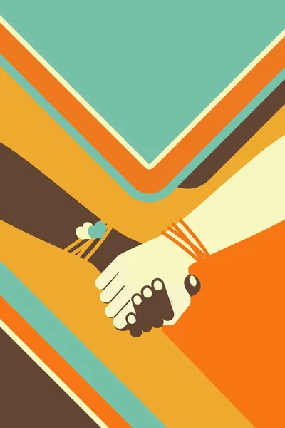 Affiche Journée de l'amitié — Image vectorielle