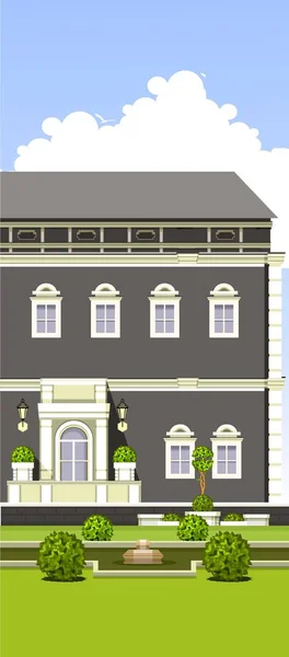Озеленення балконів — стоковий вектор