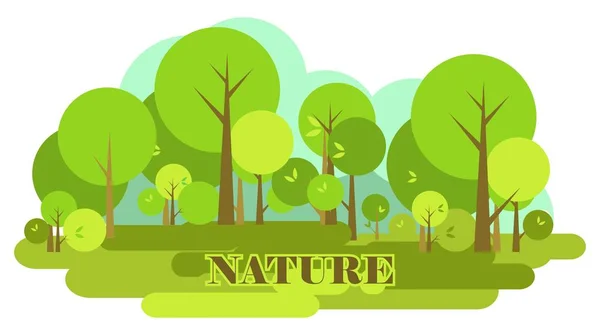 Naturaleza del medio ambiente — Vector de stock