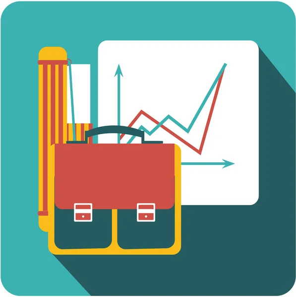 Pictogram voor zakelijke documenten — Stockvector