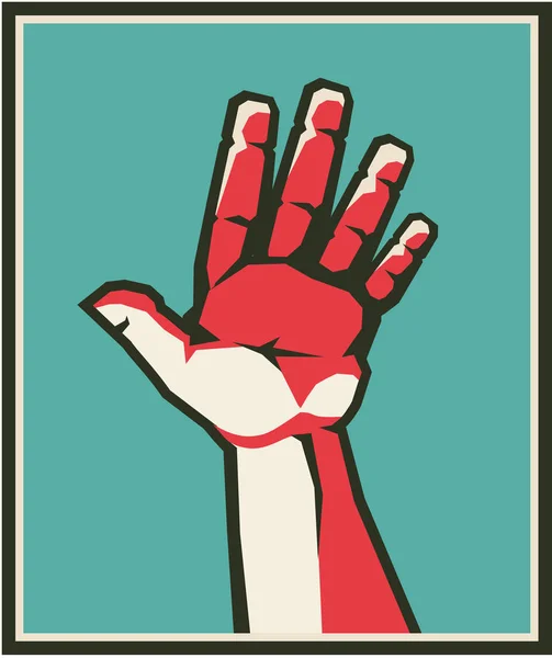 İnsan eli hareketi — Stok Vektör