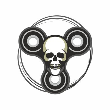 oyuncak kafatası spinner