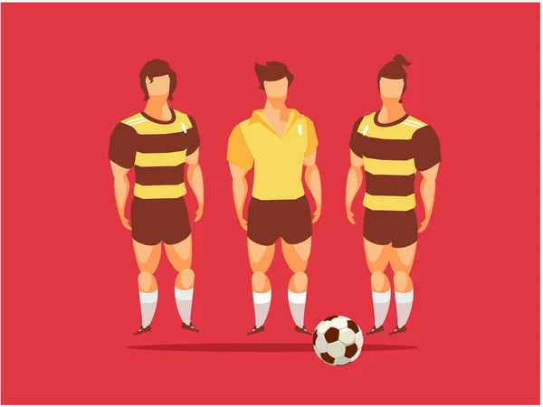 Sport de joueur de football — Image vectorielle