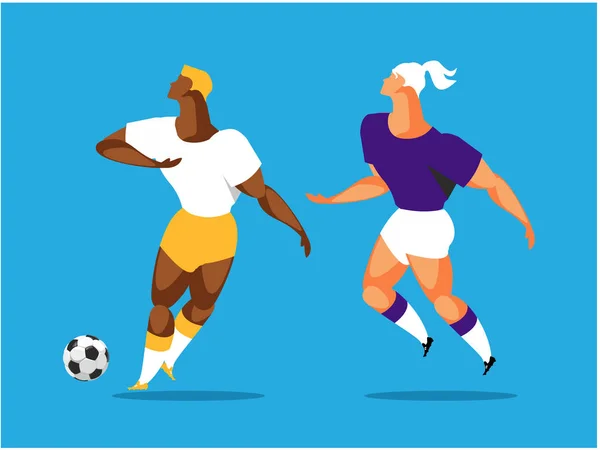 Αθλητισμός παίκτης ποδοσφαίρου — Διανυσματικό Αρχείο