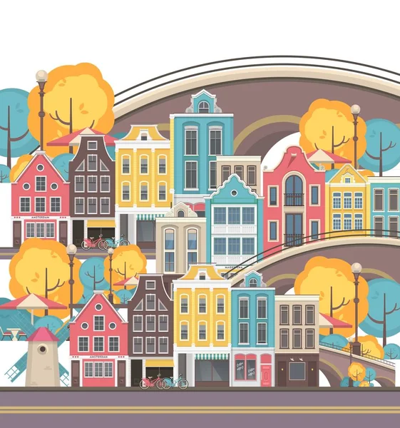 city seamless pattern