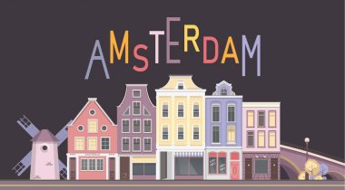 vektör şehir amsterdam