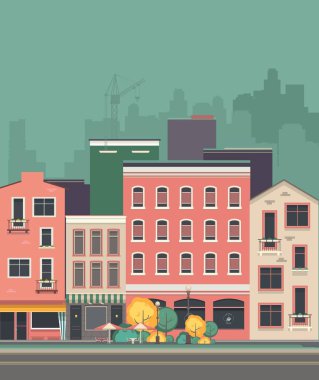 Cityscape şehir sokak