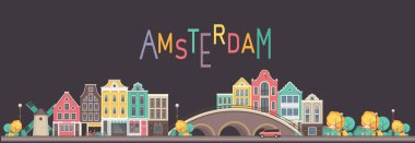 vektör şehir amsterdam