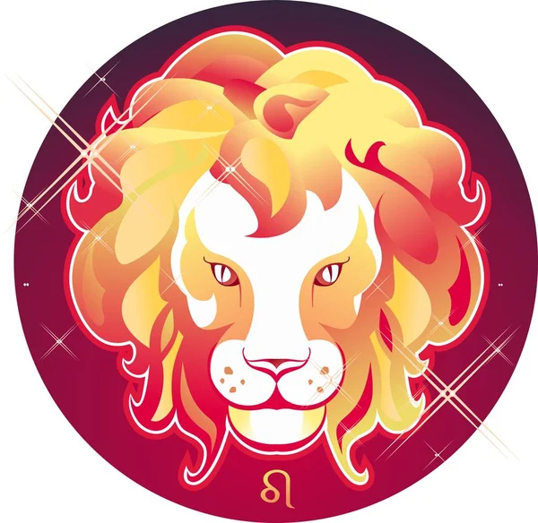 Leão signo do zodíaco —  Vetores de Stock